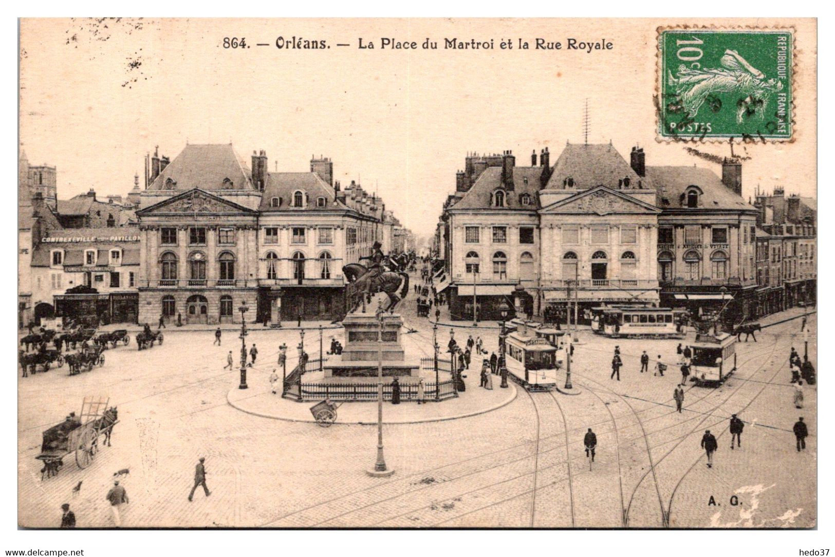 Orléans - Place du Martroi