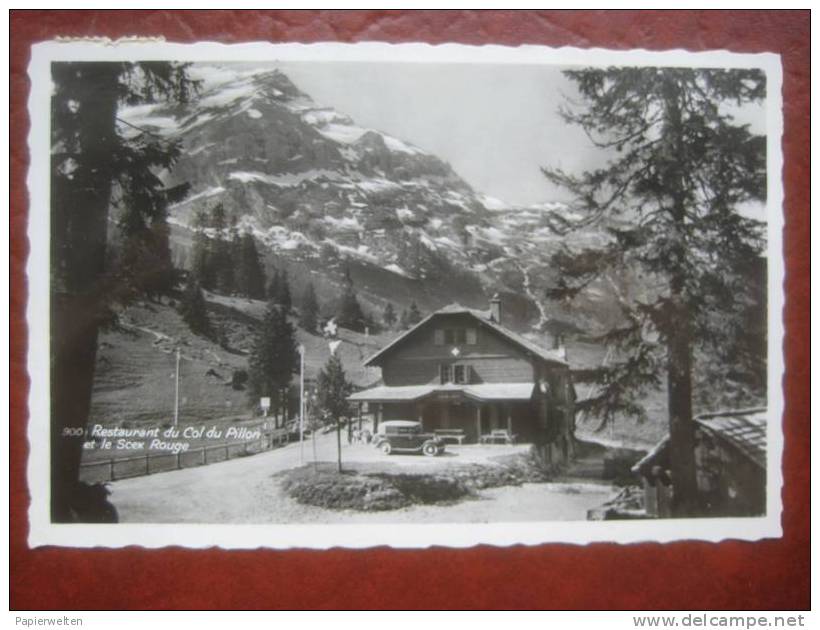 Ormont-Dessus (VD) - Retaurant du Col du Pillon / Auto