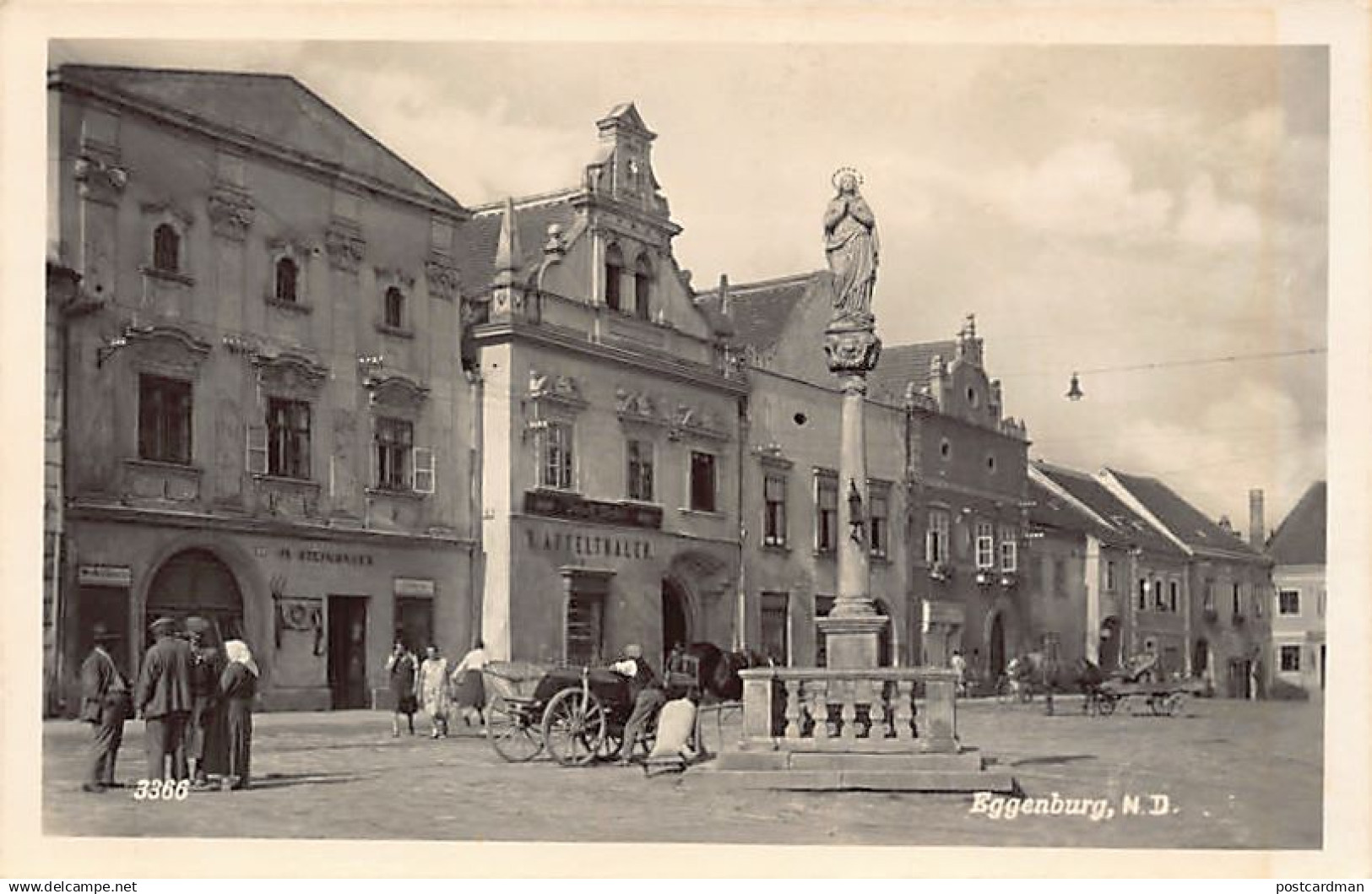 Österreich - Eggenburg (NÖ) Mariensäule - M. Steinbauer - R. Apfelthaler