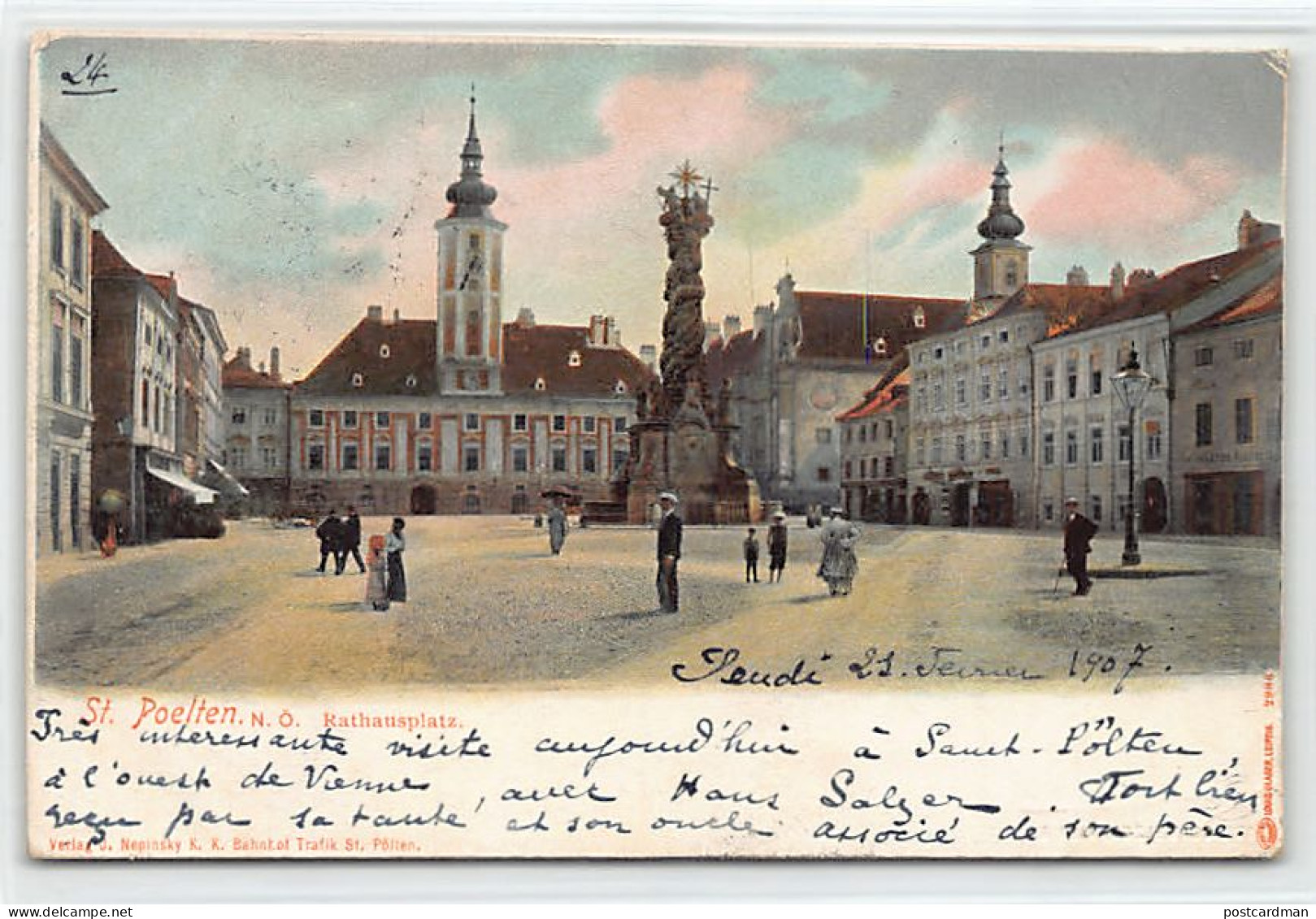 Österreich - St. Pölten (NÖ) Rathausplatz