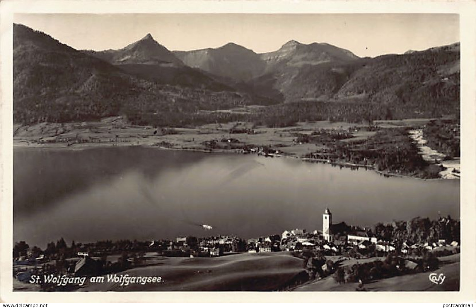 Österreich - St. Wolfgang (OÖ) Totalansicht - Wolfgangsee