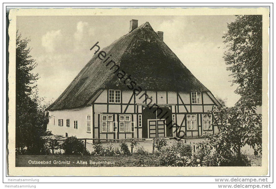 Ostseebad Grömitz - Altes Bauernhaus - Foto-AK