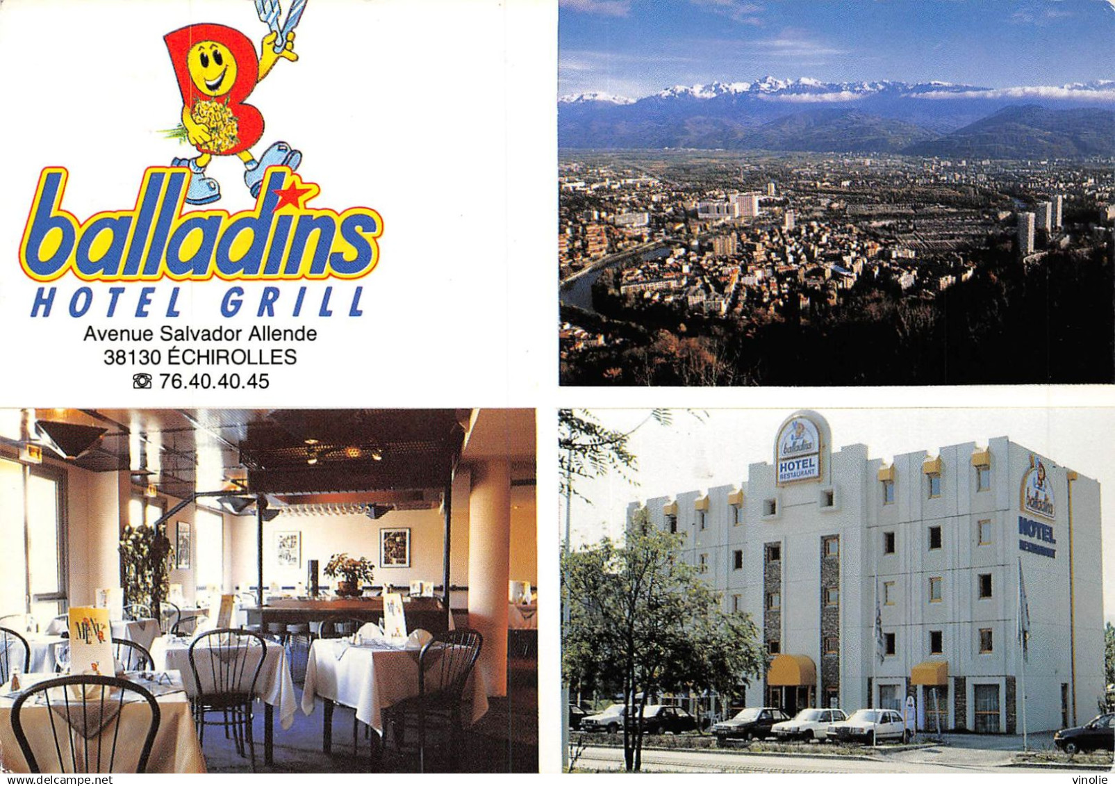 P-24-T.H-8632 : ECHIROLLES. HOTEL-RESTAURANT LES BALLADINS