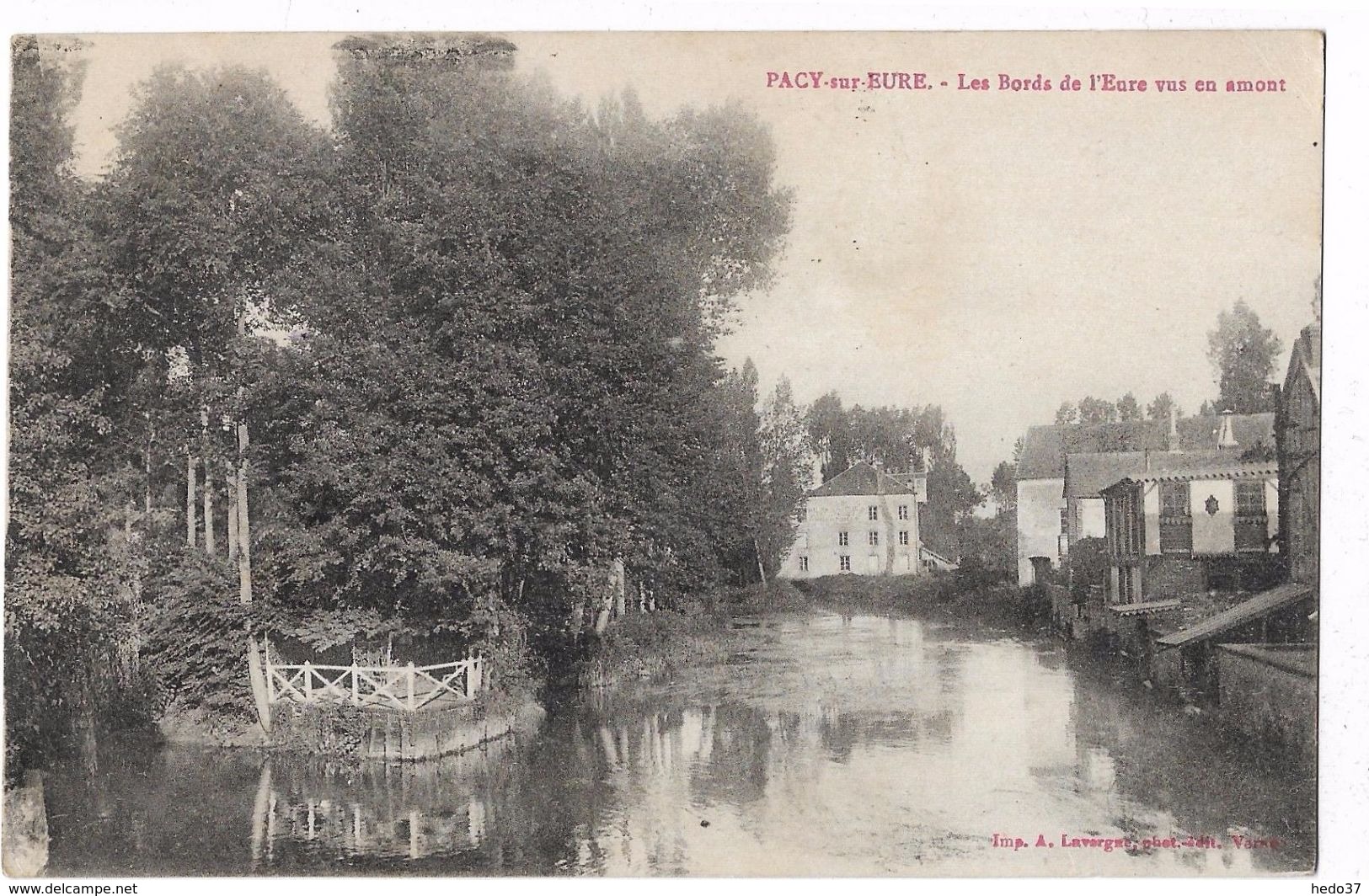 Pacy-sur-Eure - Les Bords de l'Eure vus en amont