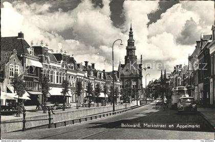 71807582 Bolsward Boalsert Marktstraat en Appelmarkt