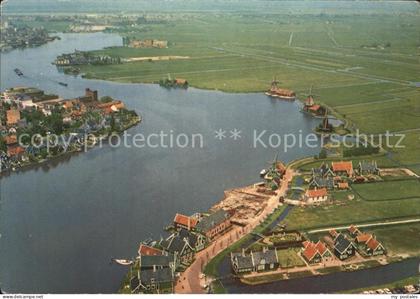 72050869 Zaandam Zaanse Schans Fliegeraufnahme Zaandam