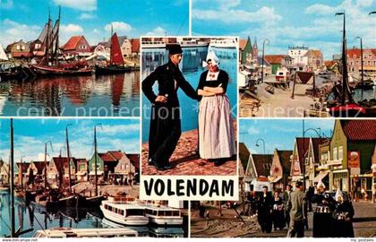 72767000 Volendam Hafen Tracht Volendam