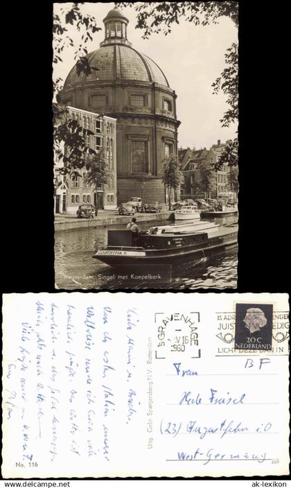 Amsterdam Amsterdam Stadtteilansicht Amsterdam Singel met Koepelkerk 1960