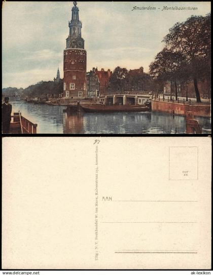 Postkaart Amsterdam Amsterdam Montelbaanstoren 1912