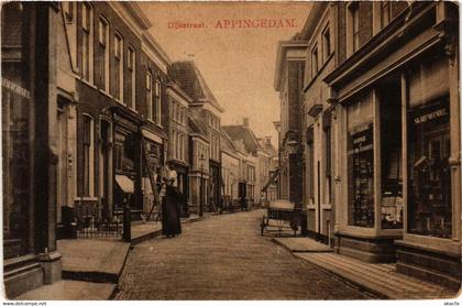 CPA AK APPINGEDAM Dijkstraat NETHERLANDS (706206)