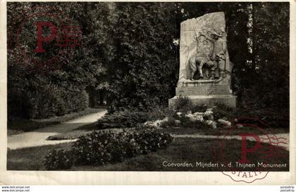 Coevorden Mijndert v.d. Thijnen Monument  Drenthe HOLLAND HOLANDA NETHERLANDS