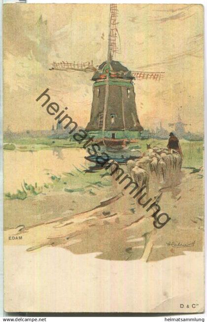 Edam - Windmühle - Molen - signiert ca. 1900