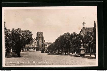 AK Geertruidenberg, Markt met Protestante Kerk