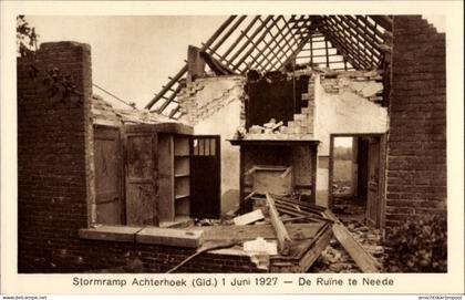 CPA Achterhoek Gelderland, Stormramp 1927, de Ruine te Neede