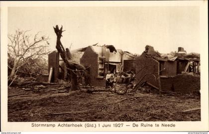 CPA Achterhoek Gelderland, Stormramp 1927, de Ruine te Neede