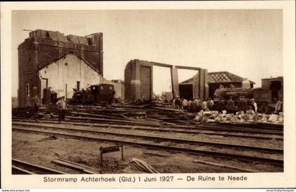 CPA Achterhoek Gelderland, Stormramp 1927, de Ruine te Neede