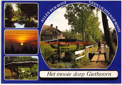 Alles per boot - Giethoorn