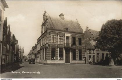 CPA AK HATTEM Gemeentehuis NETHERLANDS (713422)