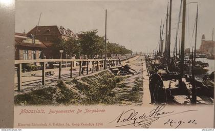 Maassluis // Burgemeester De Jonghkade (Kleur) 1902