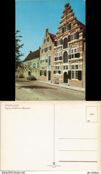 Postkaart Enkhuizen ENKHUIZEN Ingang Zuiderzee Museum 1970