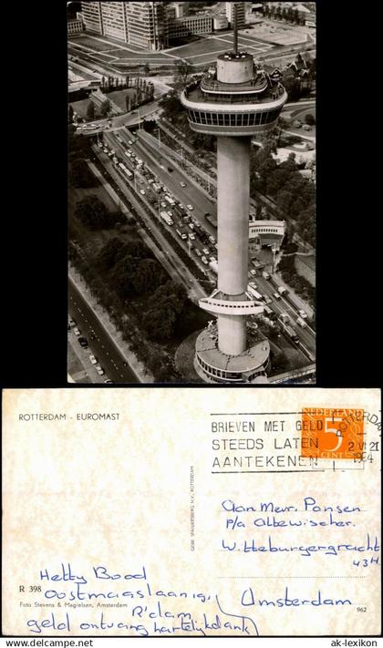 Postkaart Rotterdam Rotterdam Euromast (Turm) 1964