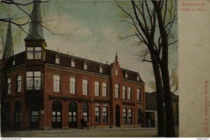 Schagen (NH) Hotel de Roos 190? Vuil - vlekkug