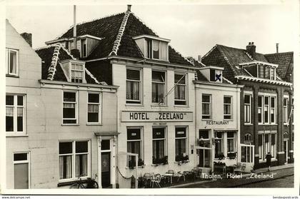 Nederland, THOLEN, Hotel Zeeland (1960s) Ansichtkaart