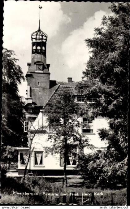 CPA Maarsbergen Utrecht Niederlande, Pastorie met Ned. Herv. Kerk