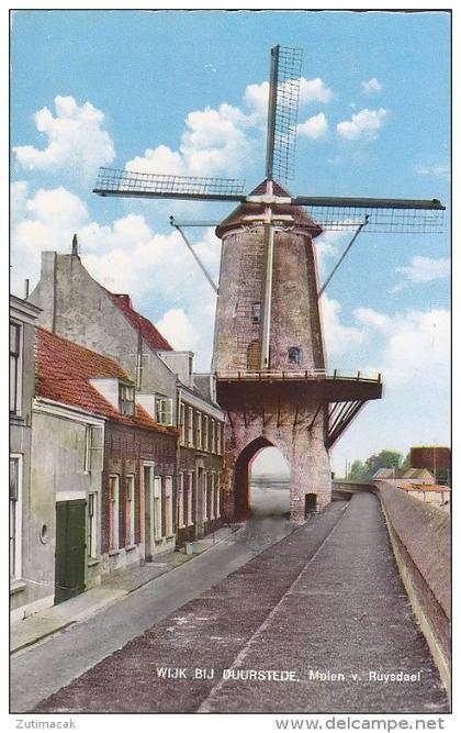 Wijk bij Duurstede - Molen v.Ruysdael - Windmill Mill Moulin Muhle 1967