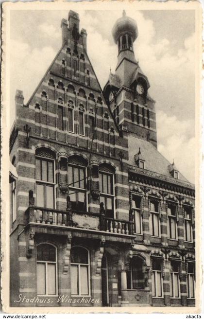 CPA AK Winschoten Stadhuis NETHERLANDS (728370)