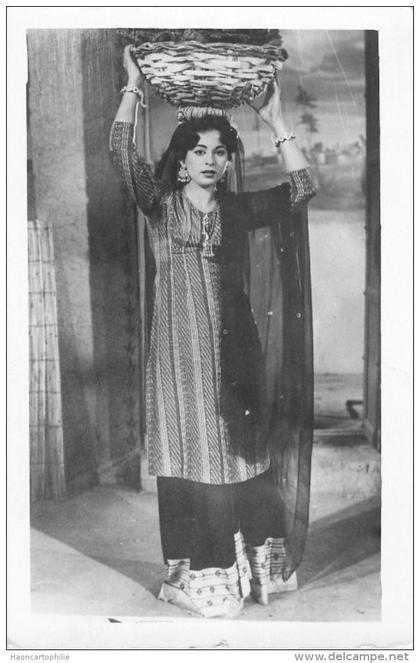 Pakistan : femme - carte photo