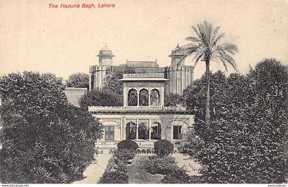 Pakistan - LAHORE - The Hazurie Bagh - Publ. unknown