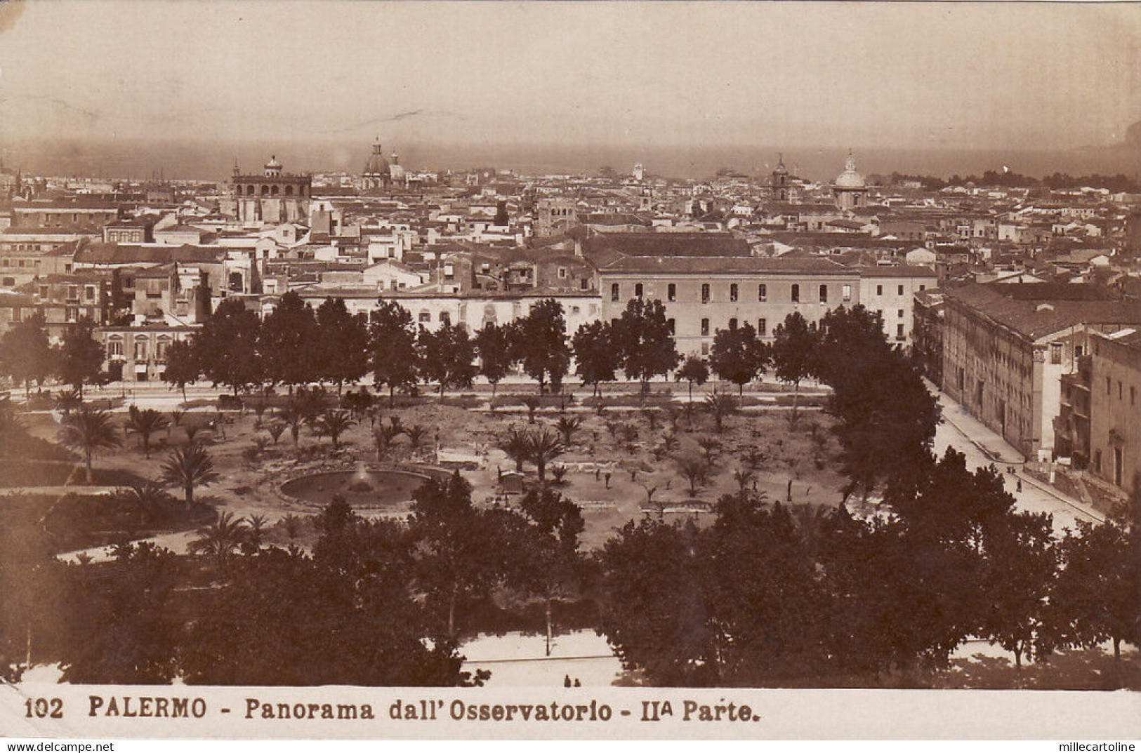 * PALERMO - Panorama dall'Osservatorio