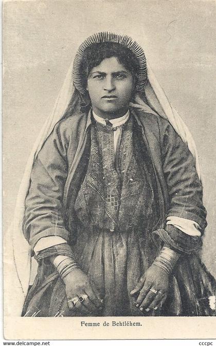 CPA Palestine Femme de Bethléhem