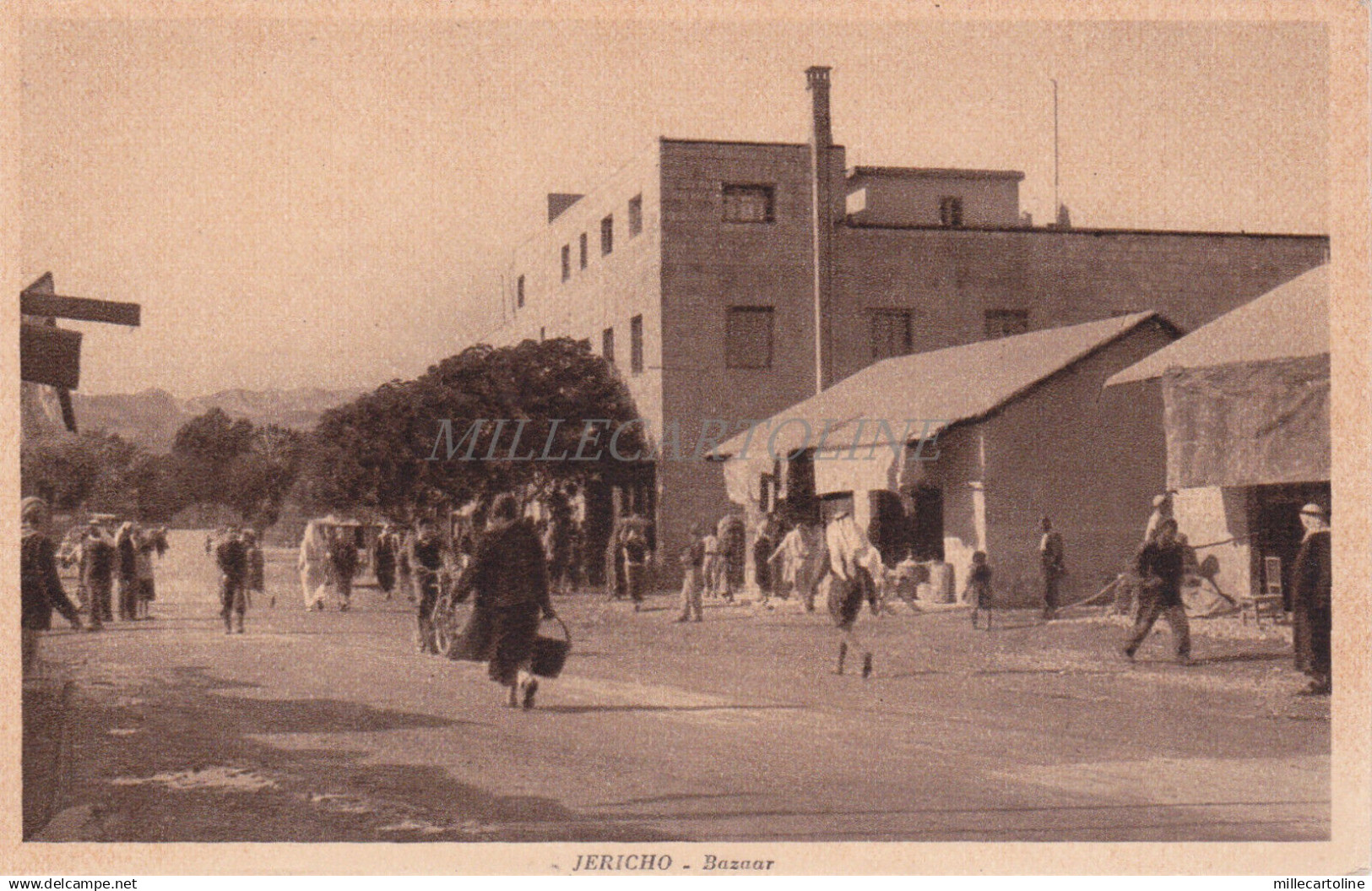 PALESTINE - Jericho, Bazaar, Postcard