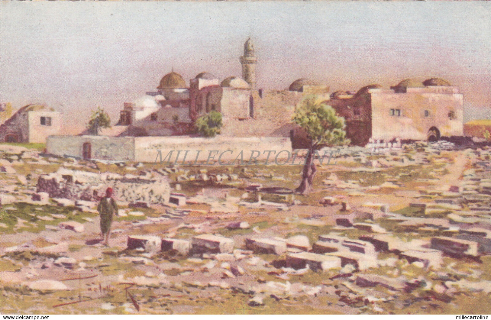 PALESTINE - Jerusalem, Mount Zion, The Cenacle, Postcard