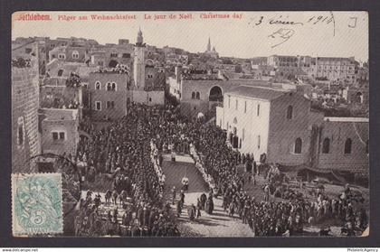 Postcard, PALESTINE, Bethlehem, Christmas day