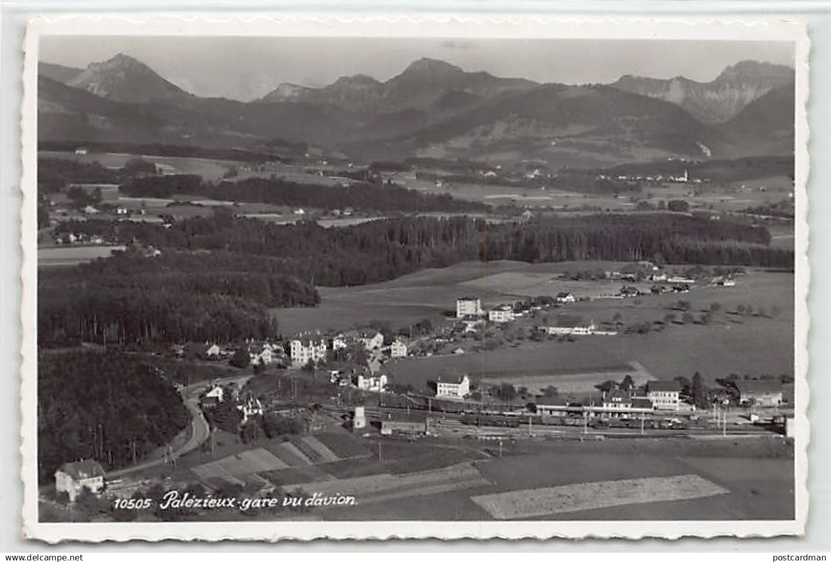 PALÉZIEUX (VD) Vue aérienne -  La Gare - Ed. Perrochet 10505