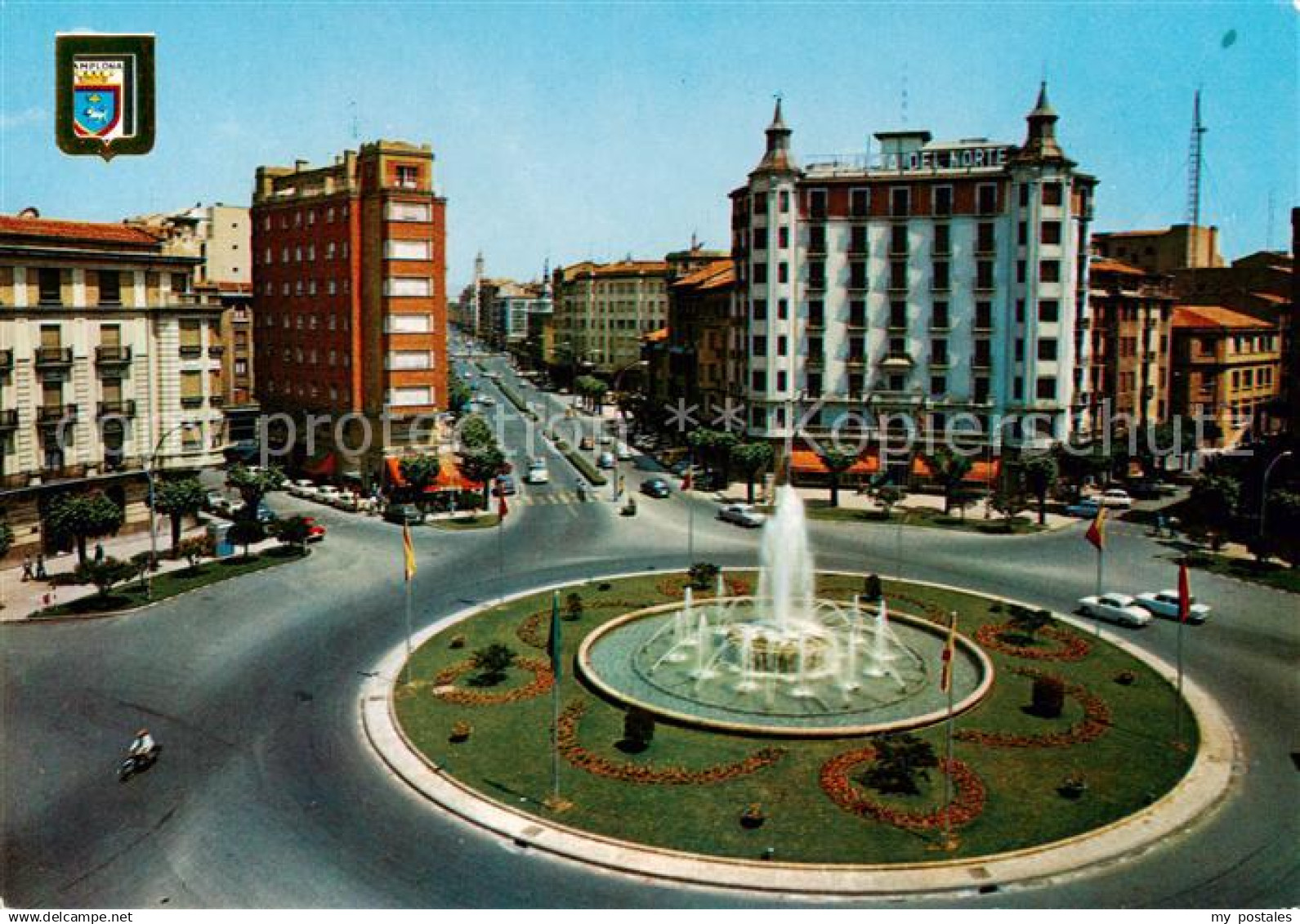 Pamplona Navarra ES Plaza Prinzipe de Viana Fontana