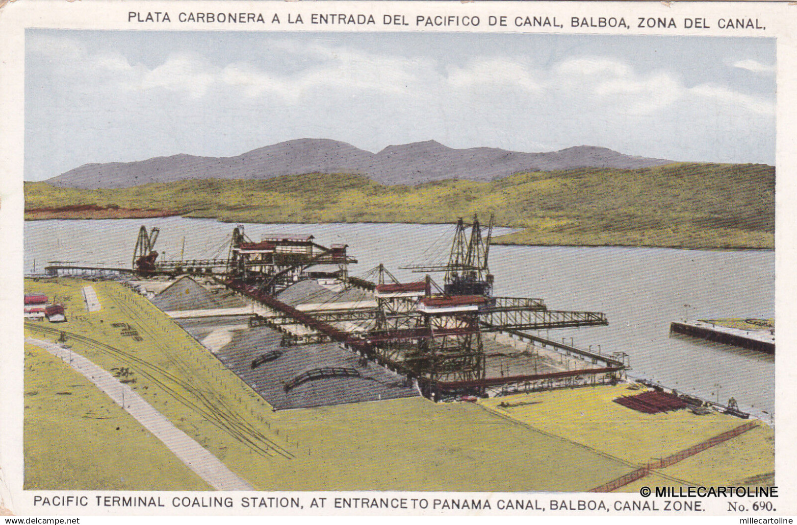 * PANAMA - Balboa - Pacific Terminal Coaling Station, Panama Canal