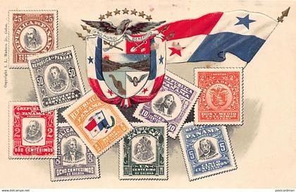 Panamá - Sellos de la República de Panamá - Stamps of Panama - Publ. I. L. Maduro jr.