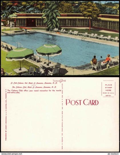 Panama-Stadt Panamá El Club Cabana Del Hotel El Panama, Panama, R. P. 1950