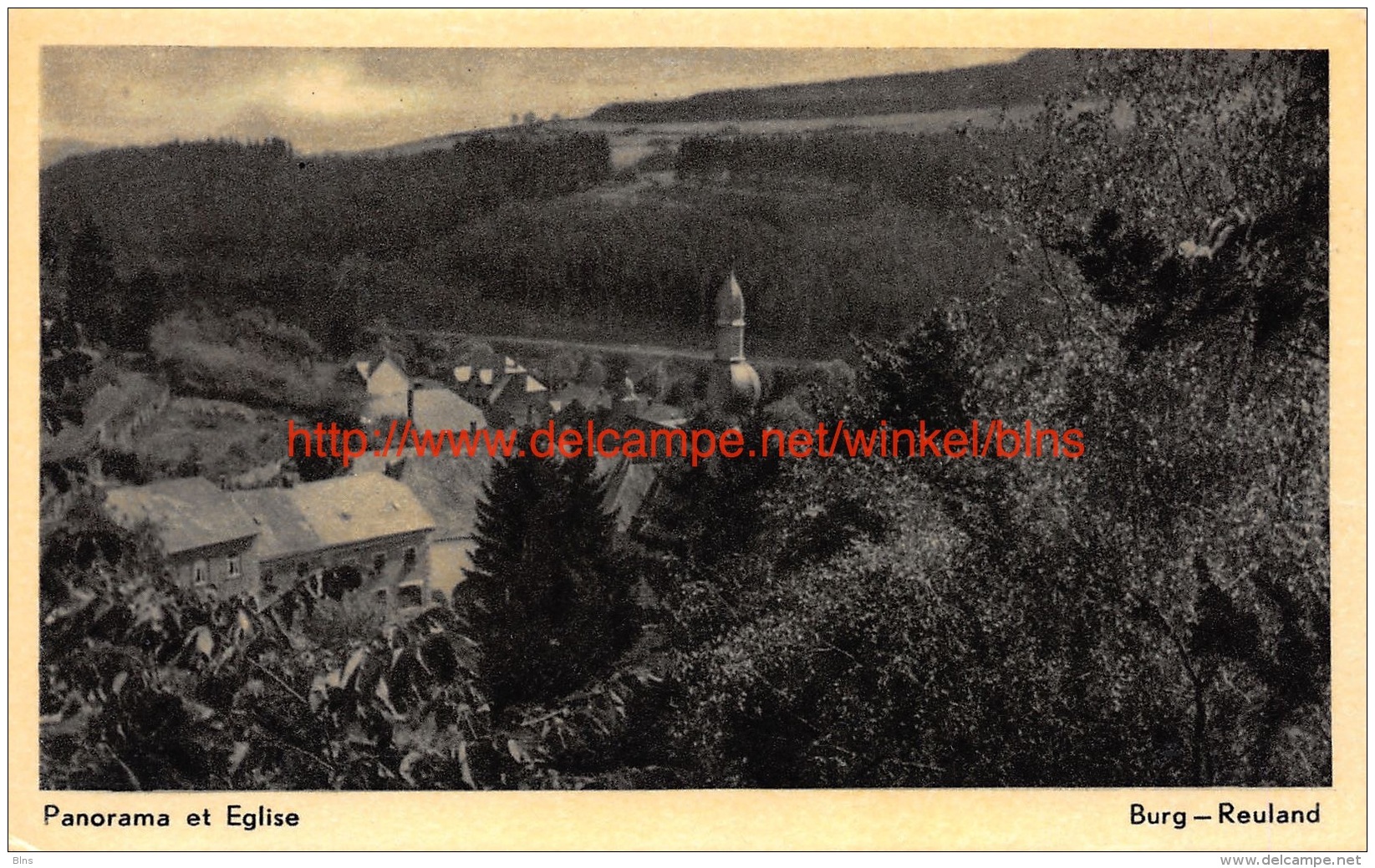 Panorama et Eglise Burg-Reuland