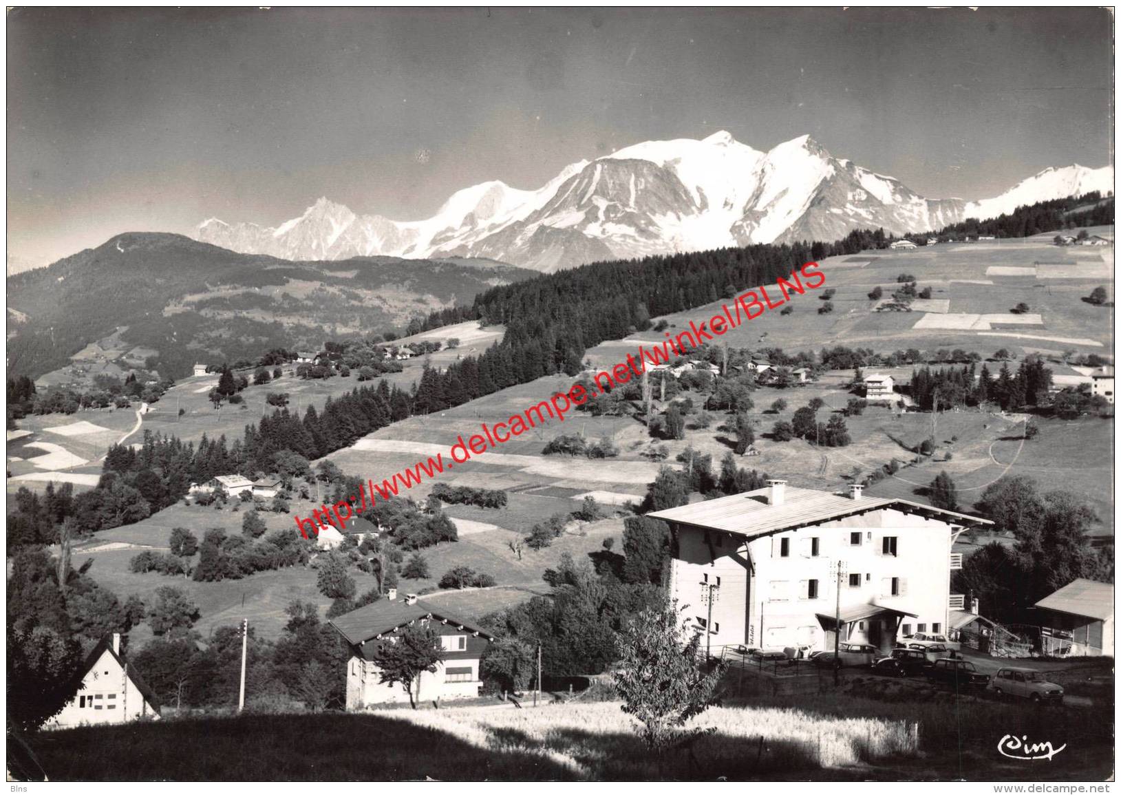 Panorama sur le Mont Blanc - Combloux