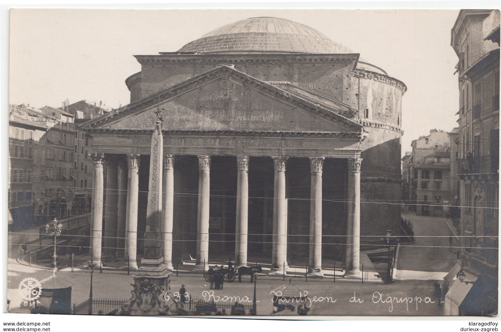 Pantheon (P.E. Chauffourier) old postcard unused b170525