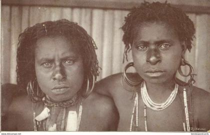 dutch new guinea, Native Papua Headhunters (1933) Mission Postcard