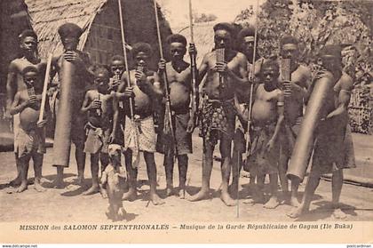 Papua New Guinea - GAGAN - Native band - Publ. Mission des Salomon Septentrionales