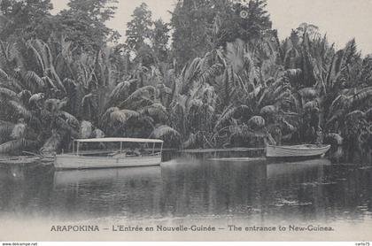 Océanie - Papouasie Nouvelle-Guinée - Arapokina - Entrance to New-Guinea