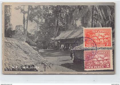 Papua New Guinea - Witu village (West New Britain) - REAL PHOTO - Publ. unknown