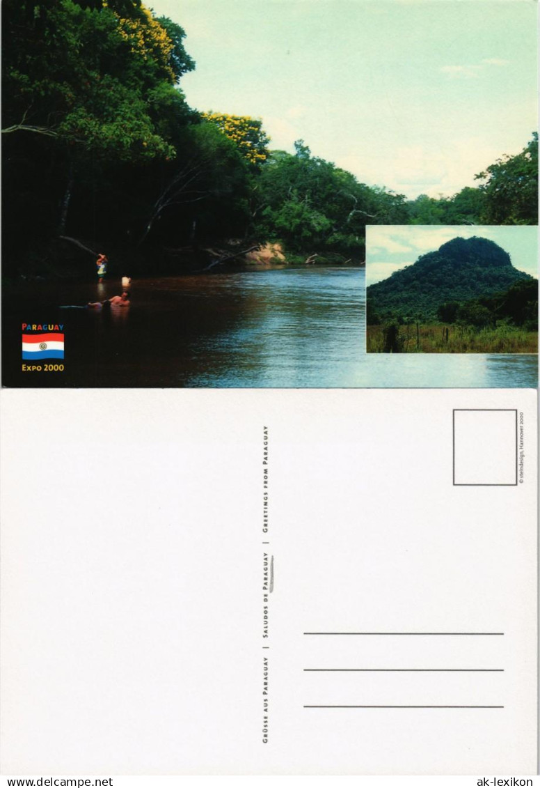 Paraquay (Allgemein) SALUDOS DE PARAGUAY EXPO 2000 AK Postcard 2000